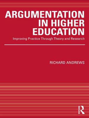 Cover of the book Argumentation in Higher Education by Brian Jackson