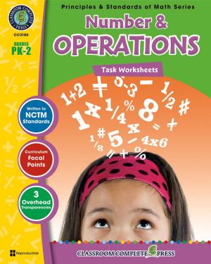 Book cover of Number & Operations - Task Sheets Gr. PK-2