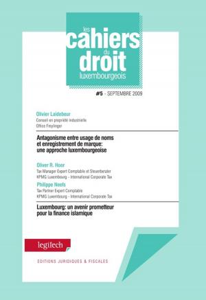 Cover of Cahier du droit luxembourgeois n°5