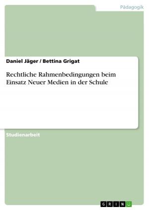 Cover of the book Rechtliche Rahmenbedingungen beim Einsatz Neuer Medien in der Schule by Sven Winter