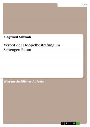 Book cover of Verbot der Doppelbestrafung im Schengen-Raum