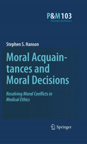 Cover of the book Moral Acquaintances and Moral Decisions by Hrvoj Vančik