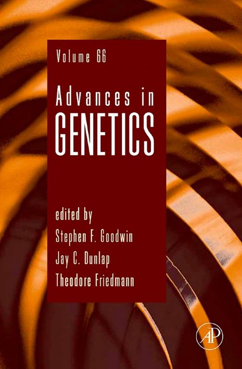 Cover of the book Advances in Genetics by Theodore Friedmann, Jay C. Dunlap, Stephen F. Goodwin, Elsevier Science