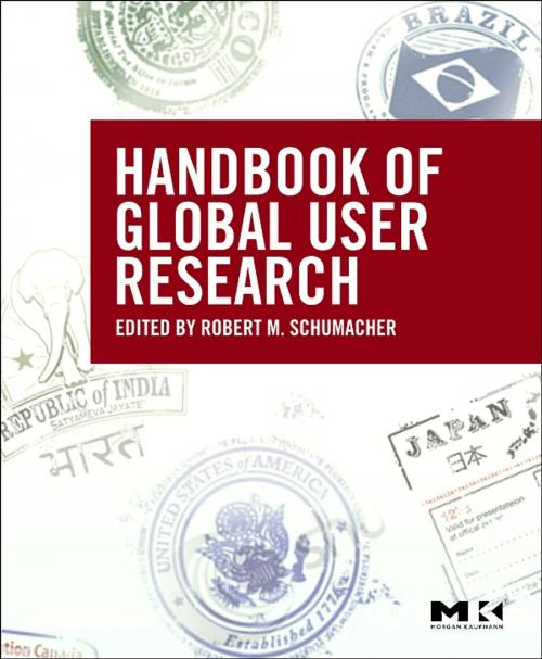 Cover of the book The Handbook of Global User Research by Robert Schumacher, Elsevier Science