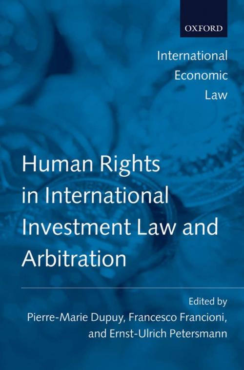 Cover of the book Human Rights in International Investment Law and Arbitration by , OUP Oxford