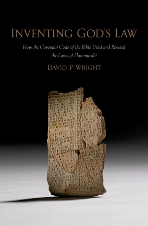 Cover of the book Inventing God's Law by David P. Wright, Oxford University Press