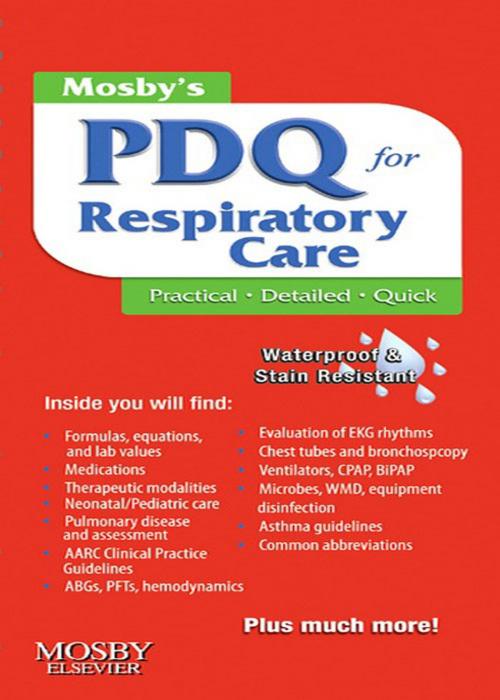 Cover of the book Mosby's Respiratory Care PDQ - E-Book by Helen Schaar Corning, RRT, Elsevier Health Sciences