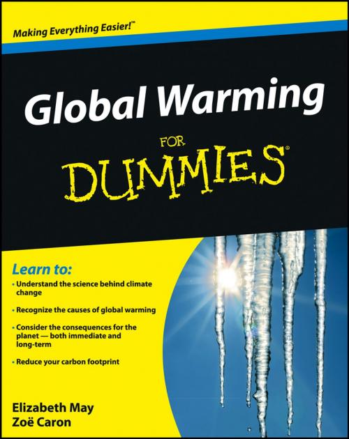 Cover of the book Global Warming For Dummies by Elizabeth May, Zoe Caron, Wiley