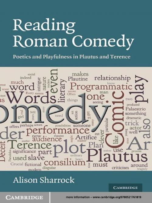 Cover of the book Reading Roman Comedy by Alison Sharrock, Cambridge University Press