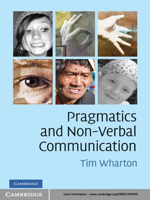 Cover of the book Pragmatics and Non-Verbal Communication by Tim Wharton, Cambridge University Press