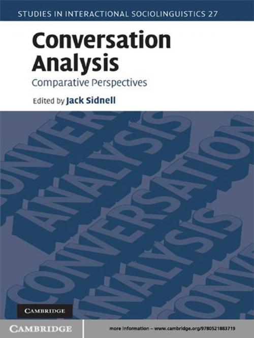 Cover of the book Conversation Analysis by , Cambridge University Press