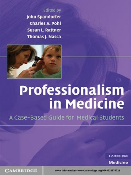 Cover of the book Professionalism in Medicine by , Cambridge University Press