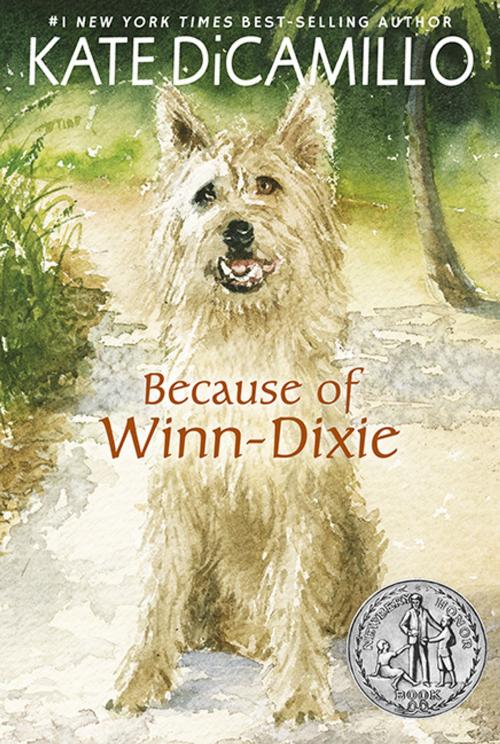 Cover of the book Because of Winn-Dixie by Kate DiCamillo, Candlewick Press