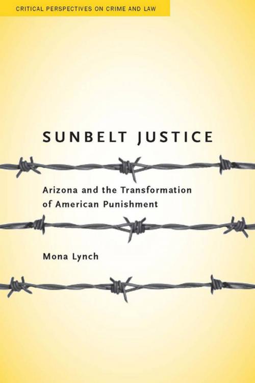 Cover of the book Sunbelt Justice by Mona Lynch, Stanford University Press
