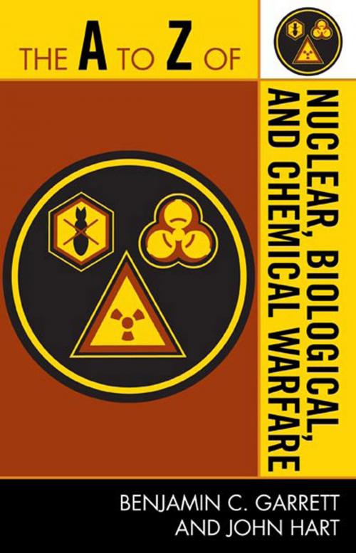 Cover of the book The A to Z of Nuclear, Biological and Chemical Warfare by Benjamin C. Garrett, John Hart, Scarecrow Press