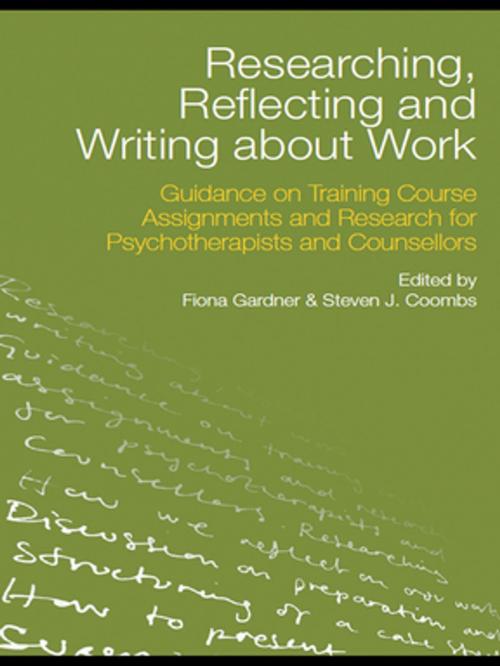 Cover of the book Researching, Reflecting and Writing about Work by , Taylor and Francis