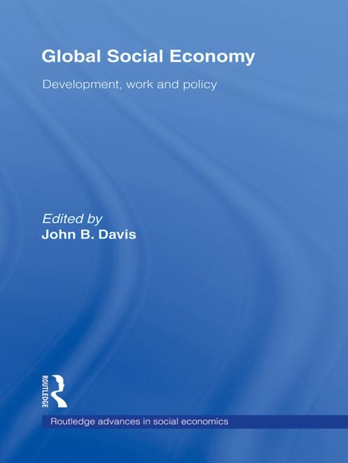 Cover of the book Global Social Economy by , Taylor and Francis