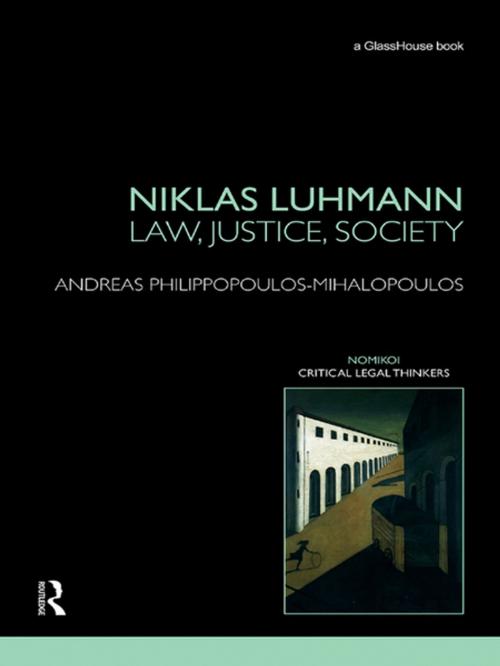 Cover of the book Niklas Luhmann: Law, Justice, Society by Andreas Philippopoulos-Mihalopoulos, Taylor and Francis