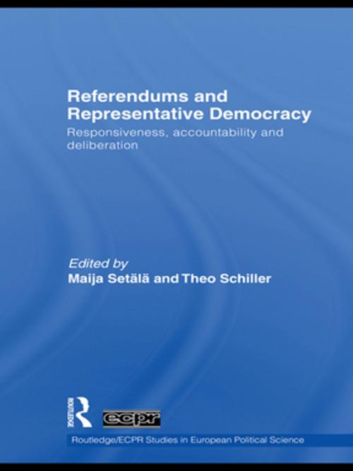 Cover of the book Referendums and Representative Democracy by , Taylor and Francis