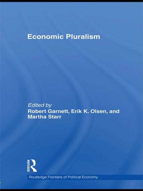 Cover of the book Economic Pluralism by , Taylor and Francis