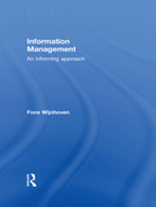 Cover of the book Information Management by Fons Wijnhoven, Taylor and Francis