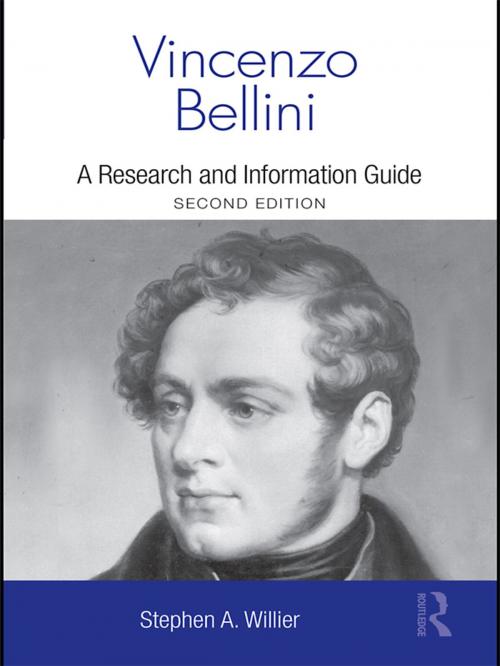 Cover of the book Vincenzo Bellini by Stephen Willier, Taylor and Francis