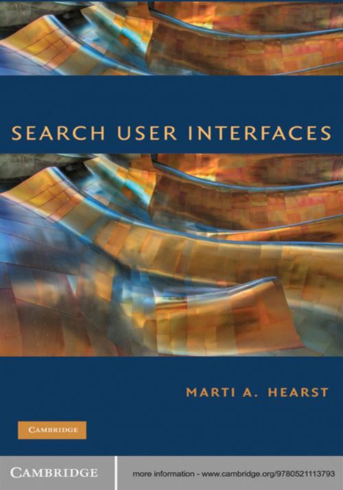 Cover of the book Search User Interfaces by Marti A. Hearst, Cambridge University Press