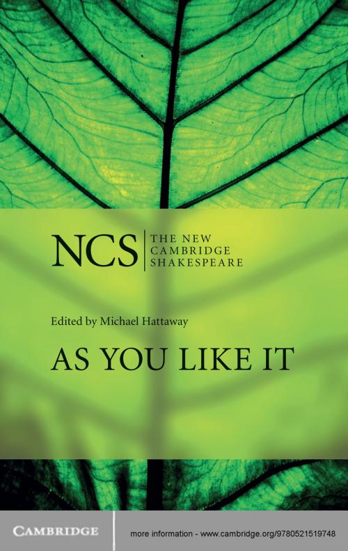 Cover of the book As You Like It by William Shakespeare, Cambridge University Press
