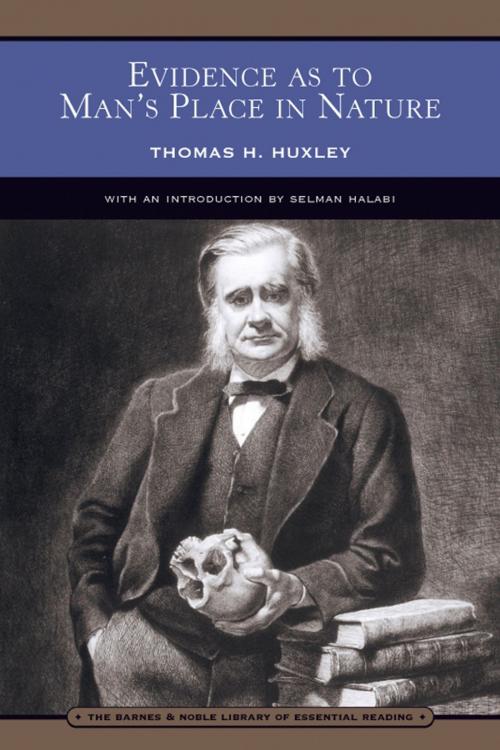 Cover of the book Evidence as to Man's Place in Nature (Barnes & Noble Library of Essential Reading) by Thomas H. Huxley, Barnes & Noble