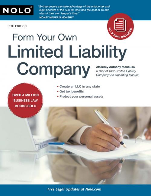 Cover of the book Form Your Own Limited Liability Company by Anthony Mancuso, NOLO