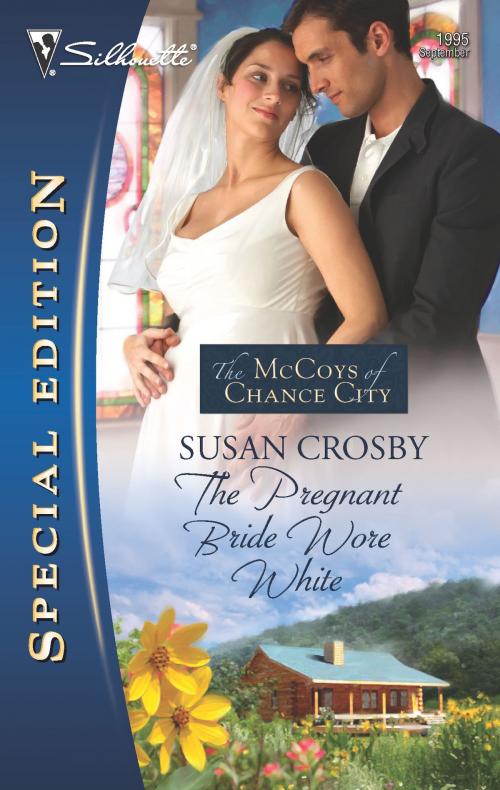 Cover of the book The Pregnant Bride Wore White by Susan Crosby, Silhouette