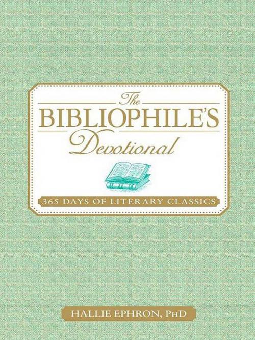 Cover of the book The Bibliophile's Devotional by Hallie Ephron, Adams Media
