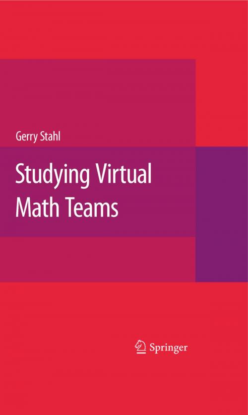 Cover of the book Studying Virtual Math Teams by , Springer US
