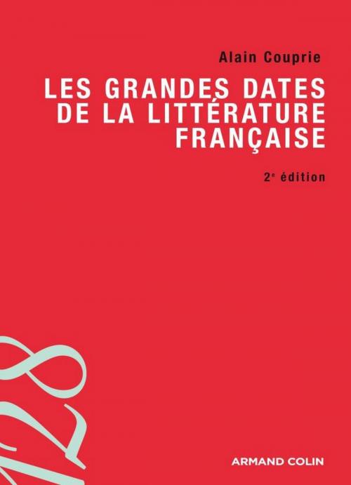 Cover of the book Les grandes dates de la littérature française by Alain Couprie, Armand Colin