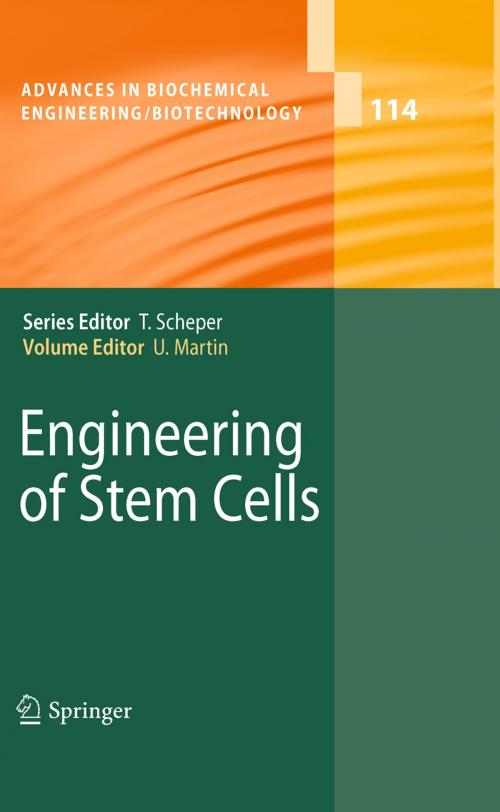 Cover of the book Engineering of Stem Cells by , Springer Berlin Heidelberg
