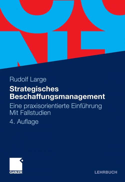 Cover of the book Strategisches Beschaffungsmanagement by Rudolf Large, Gabler Verlag