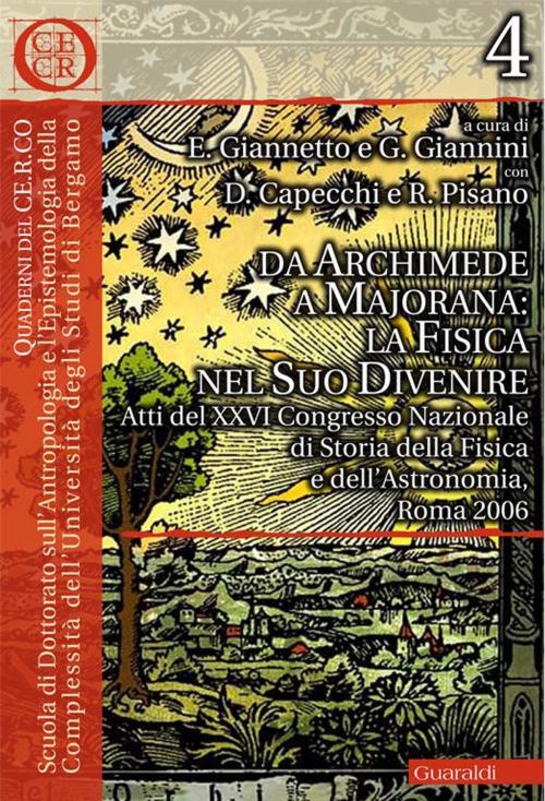 Cover of the book Da Archimede a Majorana: la fisica nel suo divenire by Autori Vari, Guaraldi