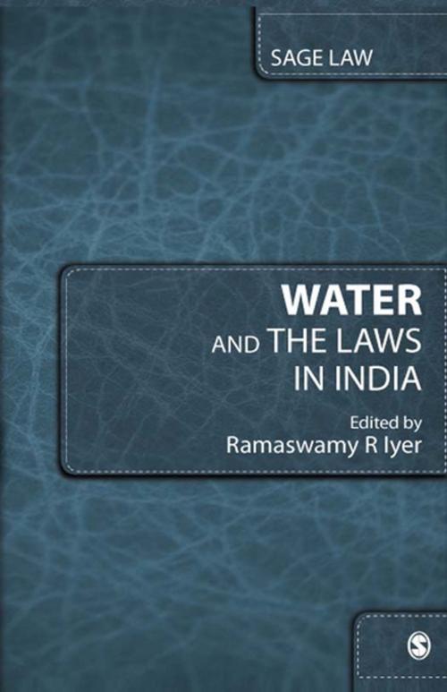 Cover of the book Water and the Laws in India by , SAGE Publications