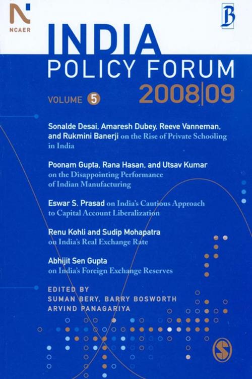 Cover of the book India Policy Forum 2008-09 by , SAGE Publications