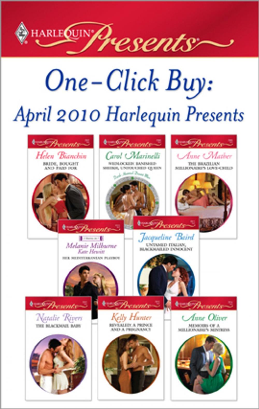 Big bigCover of One-Click Buy: April 2010 Harlequin Presents