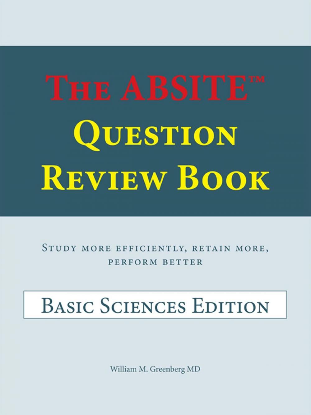 Big bigCover of The Absite™ Question Review Book