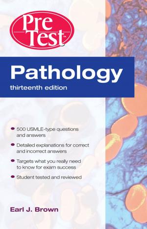 Book cover of Pathology: PreTest Self-Assessment and Review, Thirteenth Edition