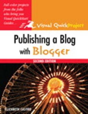 Book cover of Publishing a Blog with Blogger