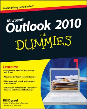 Cover of the book Outlook 2010 For Dummies by Elizabeth Kuhnke