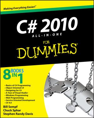 Cover of the book C# 2010 All-in-One For Dummies by Wendong Zhang, Xiujian Chou, Tielin Shi, Zongmin Ma, Haifei Bao, Jingdong Chen, Liguo Chen, Dachao Li, Chenyang Xue