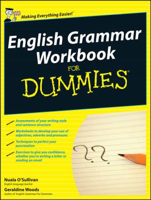 Cover of the book English Grammar Workbook For Dummies by Daniel Graham, Judith Graham