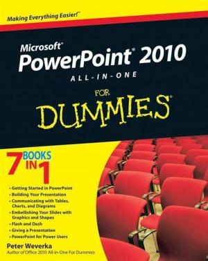 Cover of the book PowerPoint 2010 All-in-One For Dummies by Andrew Glencross