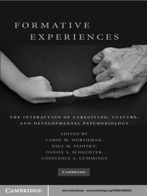 Cover of the book Formative Experiences by Professor Mark E. Neely, Jr