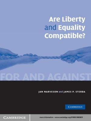 Cover of the book Are Liberty and Equality Compatible? by J. van de Kreeke, R. L. Brouwer
