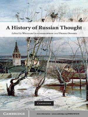 Cover of the book A History of Russian Thought by A. R. Disney